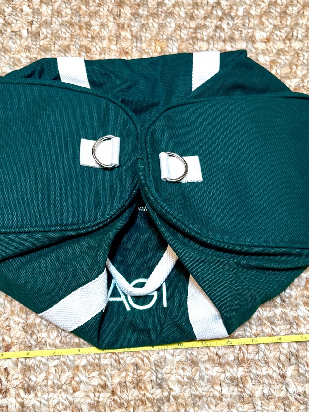 AG1 Green Canvas Tote - Picture 2 of 6